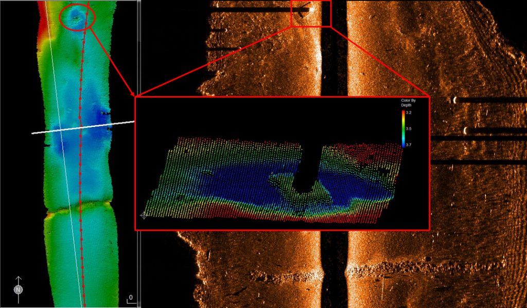 6205s2 Combined Bathymetry & Side Scan Sonar